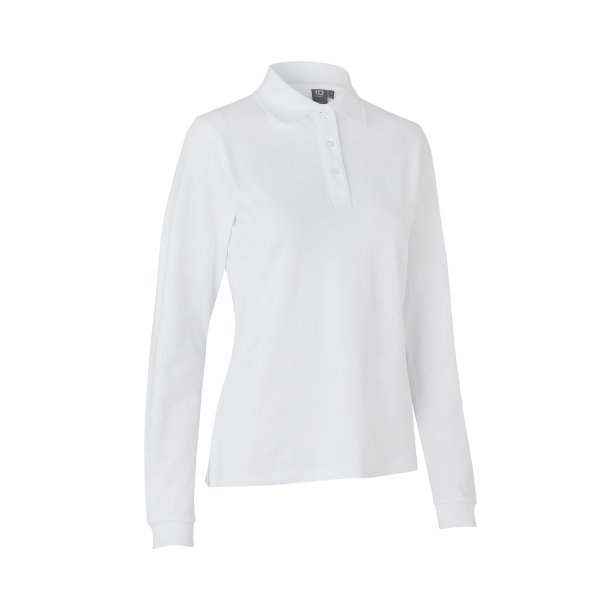 Langrmet poloshirt | stretch | dame