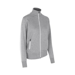 Sweat cardigan | kontrast | dame