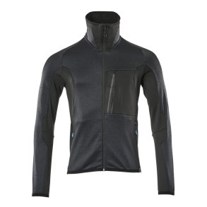 17103-316 Fleecetrje med lynls