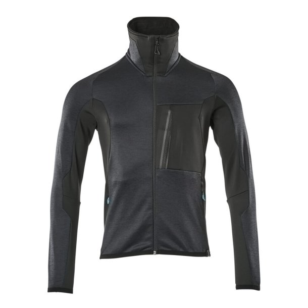 17103-316 Fleecetrje med lynls