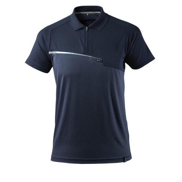 17283-945 Poloshirt med brystlomme