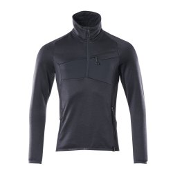 18003-316 Fleecetrje med kort lynls