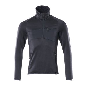 18003-316 Fleecetrje med kort lynls