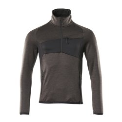 18003-316 Fleecetrje med kort lynls