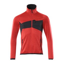 18003-316 Fleecetrje med kort lynls