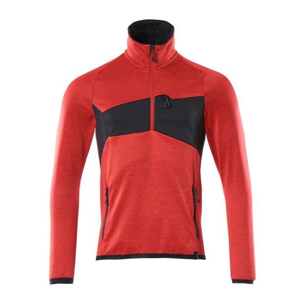 18003-316 Fleecetrje med kort lynls