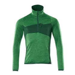 18003-316 Fleecetrje med kort lynls