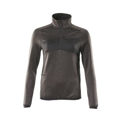 18053-316 Fleecetrje med kort lynls