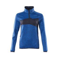 18053-316 Fleecetrje med kort lynls