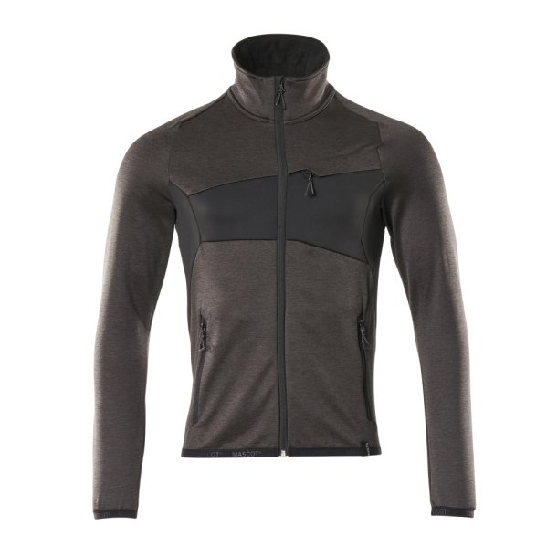 18103-316 Fleecetrje med lynls