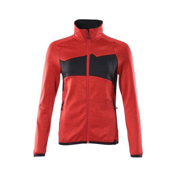 18153-316 Fleecetrje med lynls