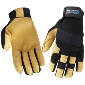 Arbejdshandske skind foret