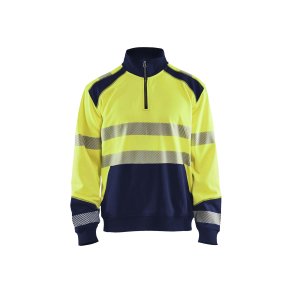 High Vis Sweatshirt half zip