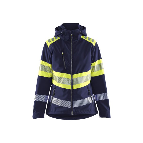 Dame High Vis Softshell Jakke