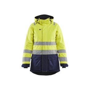 Dame High Vis Vinterparkajakke