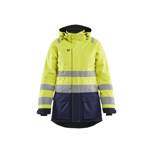 Dame High Vis Vinterparkajakke