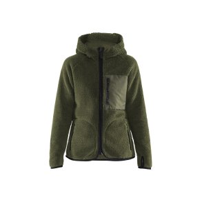 Dame Fiberpels Jakke med htte