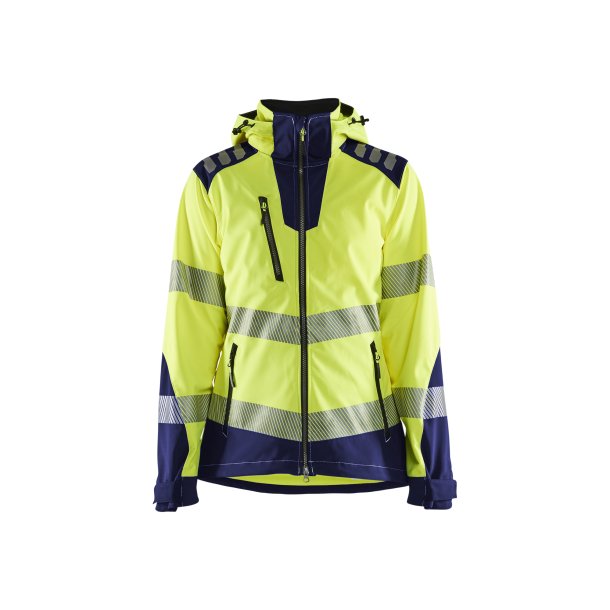 Dame High Vis Softshell Jakke