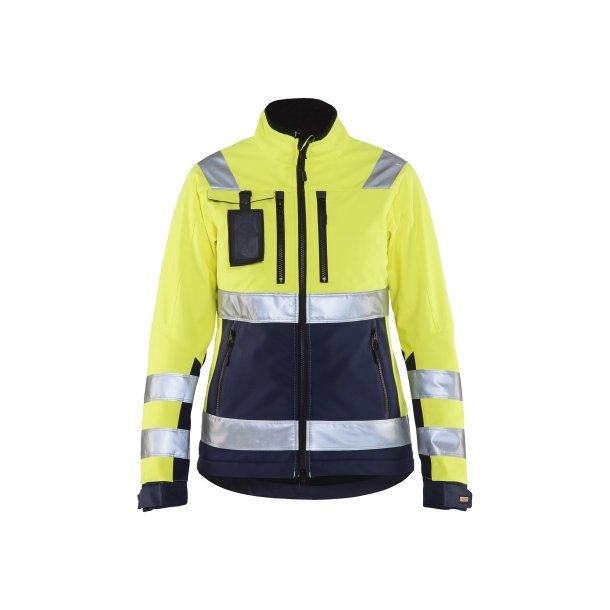 Dame High Vis Softshell Jakke