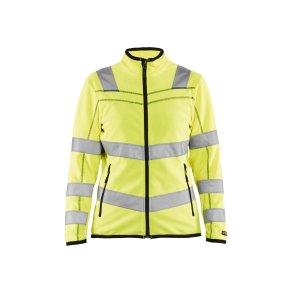 Dame High Vis Microfleece Jakke