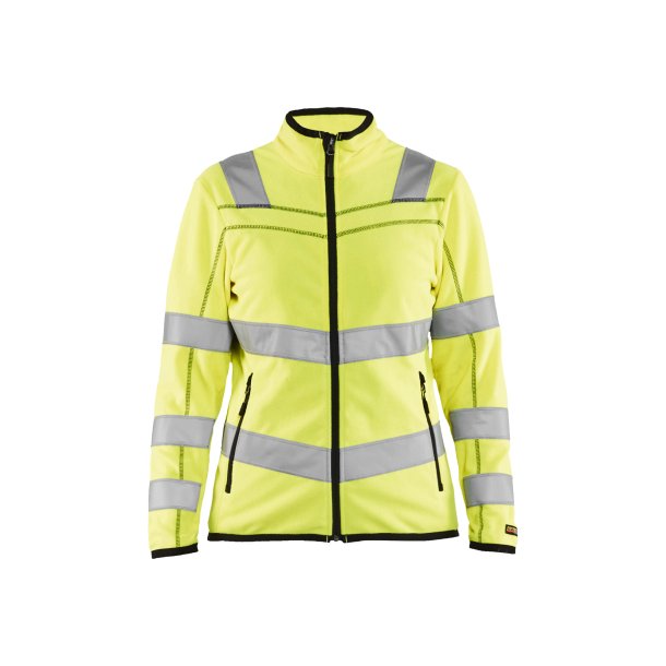 Dame High Vis Microfleece Jakke