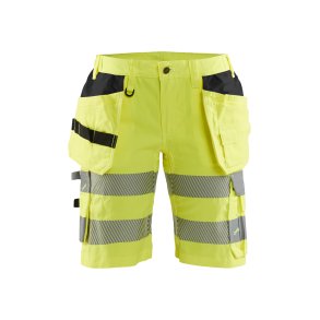 Dame High Vis Shorts med stretch
