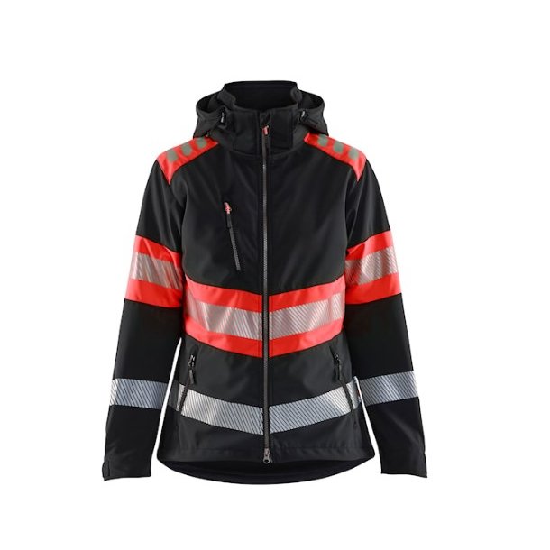 Dame High Vis Softshell Jakke