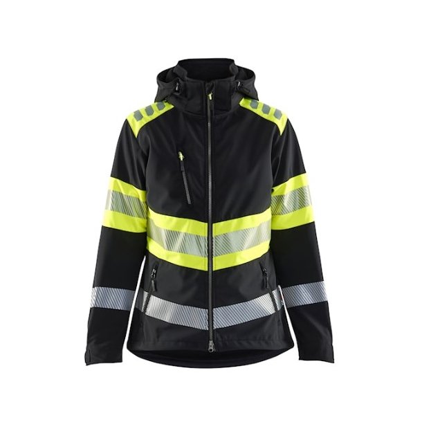 Dame High Vis Softshell Jakke
