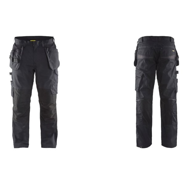 Service Buks med smlommer med stretch