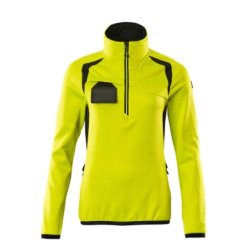 19353-316 Fleecetrje med kort lynls